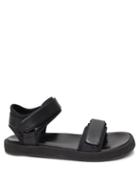 Matchesfashion.com The Row - Velcro-strap Leather Sandals - Womens - Black