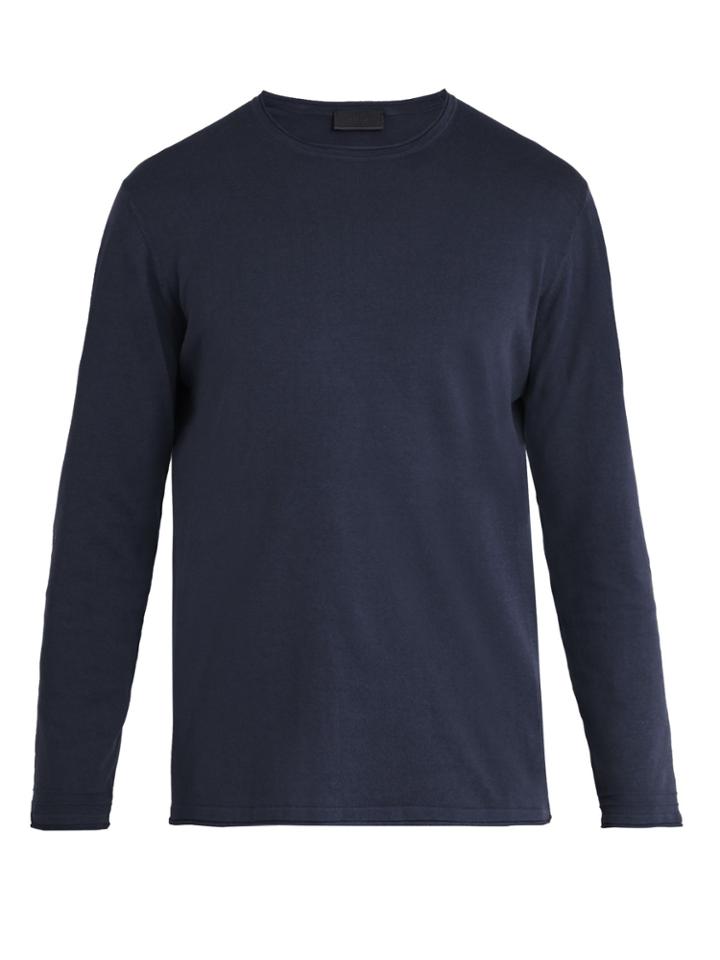 Altea Linen-blend Long-sleeved T-shirt