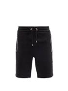 Mens Rtw Balmain - Logo-embossed Cotton-jersey Shorts - Mens - Black