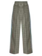 Matchesfashion.com Racil - Nitta Houndstooth Wool Blend Trousers - Womens - Grey Multi