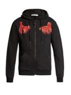 Off-white Scorpion Cotton-jersey Hooded Sweatshirt