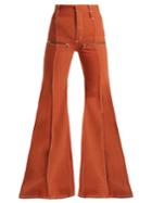 Chloé Zip-embellished Flared Jeans