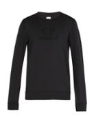 Matchesfashion.com C.p. Company - Embroidered Logo Sweatshirt - Mens - Black
