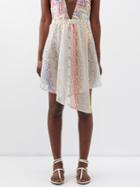 Missoni - Raschel Asymmetric Zigzag-knit Skirt - Womens - Multi