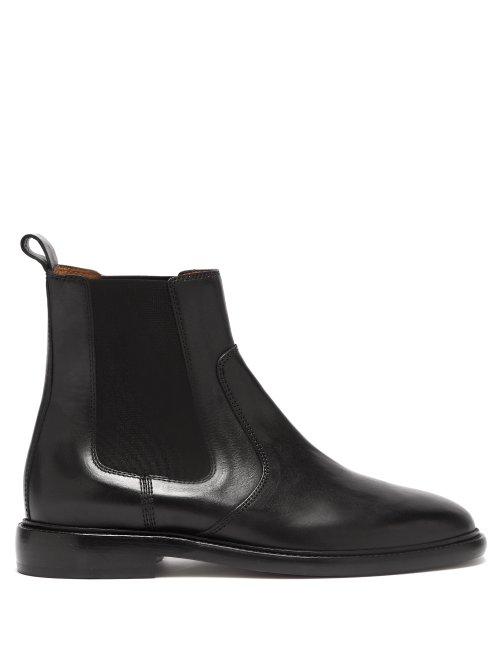 Matchesfashion.com Isabel Marant - Chelay Leather Chelsea Boots - Womens - Black