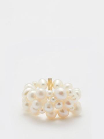 Completedworks - Freshwater Pearl & 14kt Gold-vermeil Ring - Womens - Pearl