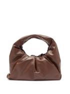 Matchesfashion.com Bottega Veneta - The Shoulder Pouch Small Leather Bag - Womens - Dark Brown