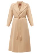 Matchesfashion.com Max Mara Studio - Oncia Coat - Womens - Camel