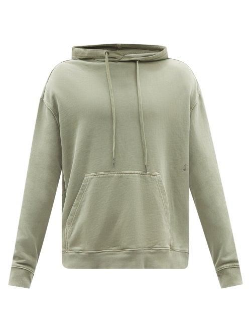 Ksubi - Kross Biggie Cotton-jersey Hooded Sweatshirt - Mens - Green