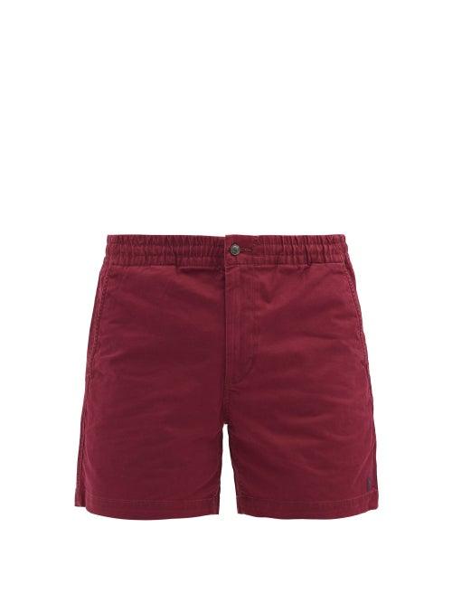 Matchesfashion.com Polo Ralph Lauren - Prepster Classic-fit Cotton-blend Chino Shorts - Mens - Burgundy