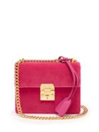 Matchesfashion.com Mark Cross - Zelda Velvet Bag - Womens - Pink