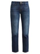 Matchesfashion.com Frame - Le High Mid Rise Straight Leg Jeans - Womens - Denim