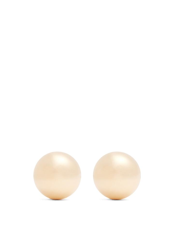 Jw Anderson Sphere Gold-plated Earrings