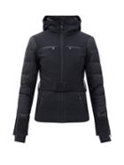 Matchesfashion.com Goldbergh - Stylish Belted Quilted Down Ski Jacket - Womens - Black