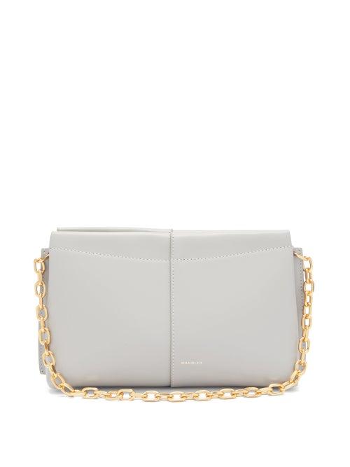 Matchesfashion.com Wandler - Carly Mini Leather Shoulder Bag - Womens - Light Grey