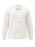 Matchesfashion.com Pro - Lace-appliqu Cotton Shirt - Mens - White