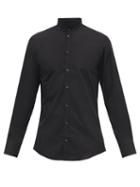 Mens Rtw Dolce & Gabbana - Stand-collar Cotton-poplin Shirt - Mens - Black