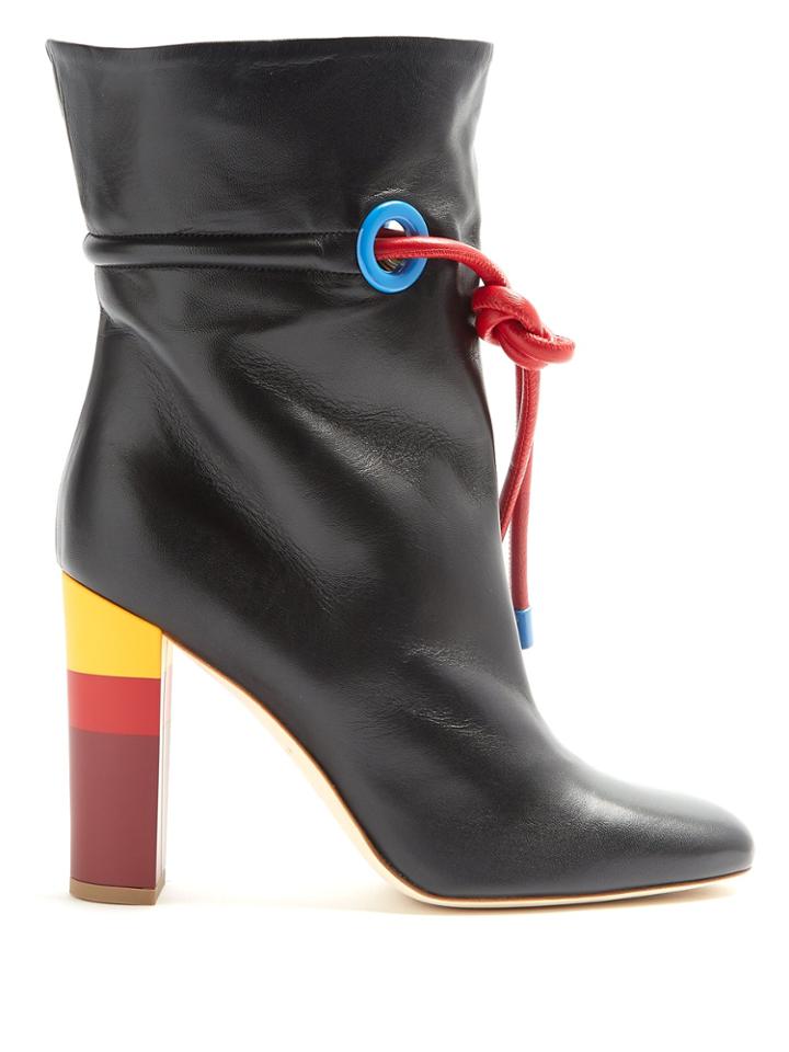 Malone Souliers By Roy Luwolt X Roksanda Dolly Leather Ankle Boots