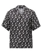 Matchesfashion.com Amiri - Grateful Dead Skull-print Silk-twill Shirt - Mens - Black