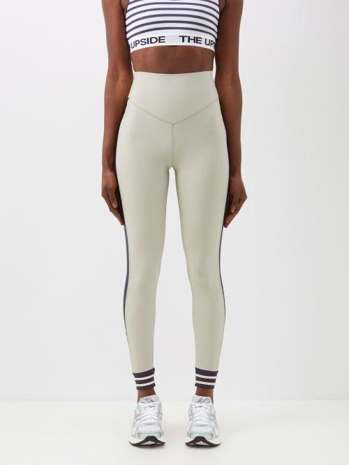 The Upside - Pines High-rise Leggings - Womens - Light Green