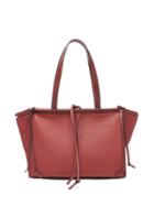 Matchesfashion.com Loewe - Cushion Small Grained-leather Tote Bag - Womens - Dark Red