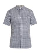 Burberry Short-sleeved Gingham Cotton Shirt