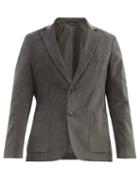 Matchesfashion.com Officine Gnrale - 375 Cotton-blend Corduroy Jacket - Mens - Dark Grey