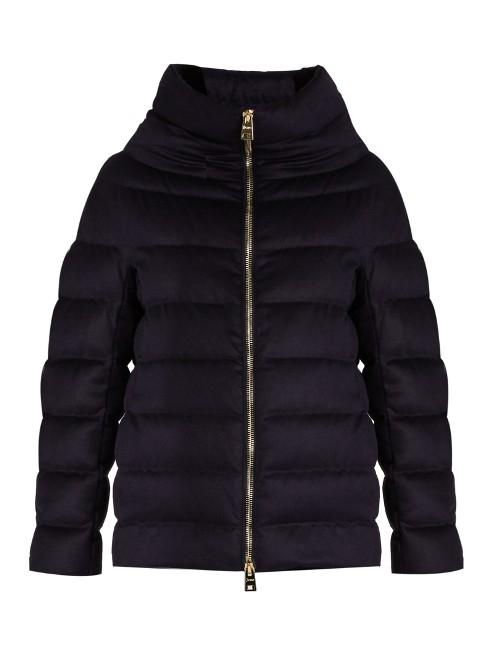 Herno Down-padded Silk And Cashmere-blend Jacket