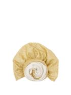 Matchesfashion.com Julia Clancey - Sequin Embellished Silk Blend Turban Hat - Womens - Gold
