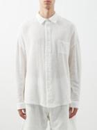 Albus Lumen - Slubbed Cotton-gauze Shirt - Mens - Cream