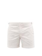 Orlebar Brown - Bulldog Ii Cotton-blend Twill Shorts - Mens - Light Pink