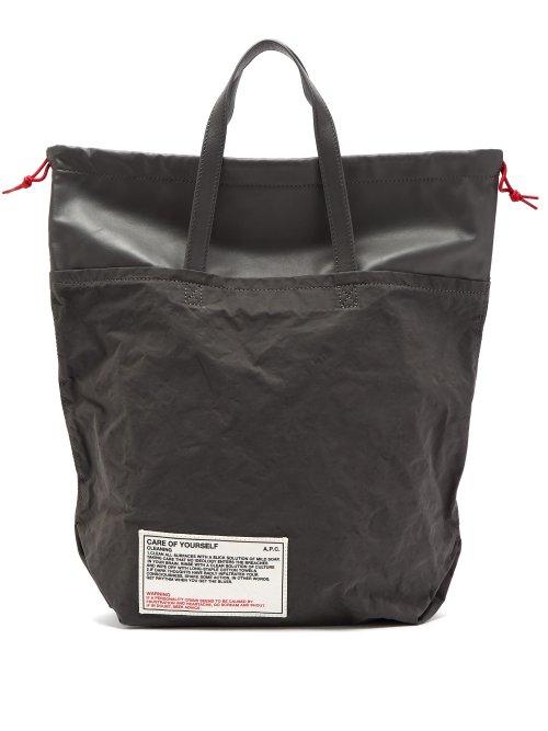 Matchesfashion.com A.p.c. - Care Of Yourself Bag - Mens - Grey