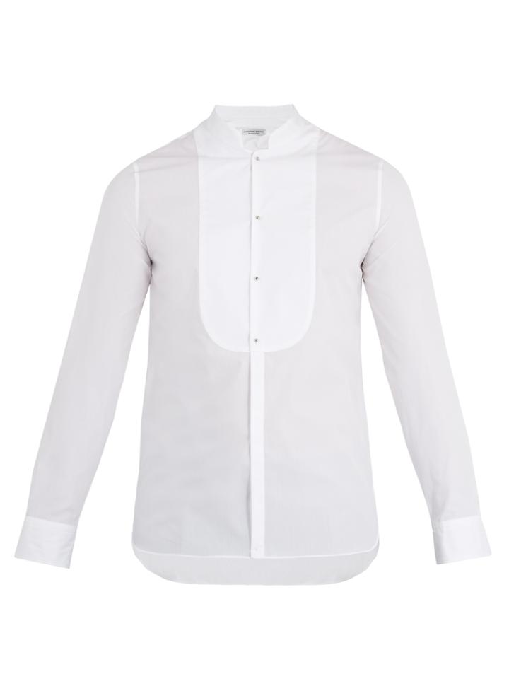 Alexander Mcqueen Mandarin-collar Single-cuff Cotton Dinner Shirt