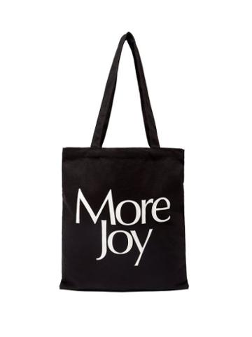 Matchesfashion.com More Joy By Christopher Kane - More Joy Cotton-canvas Tote Bag - Mens - Black