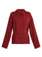 Joseph Point-collar Blouse