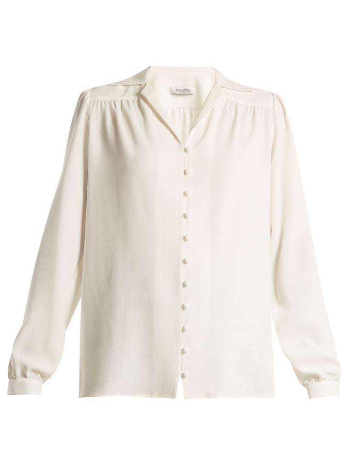 Valentino Notch-lapel Sable Shirt