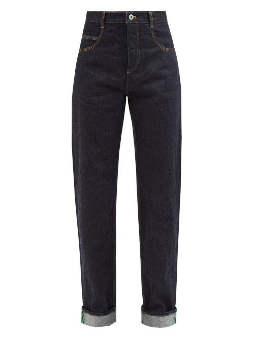 Bottega Veneta - High-rise Straight-leg Jeans - Womens - Denim