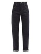 Bottega Veneta - High-rise Straight-leg Jeans - Womens - Denim