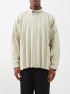 Homme Pliss Issey Miyake - Edge Technical-pleated Jacket - Mens - Ivory