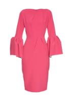 Roksanda Margot Bell-sleeved Crepe Dress