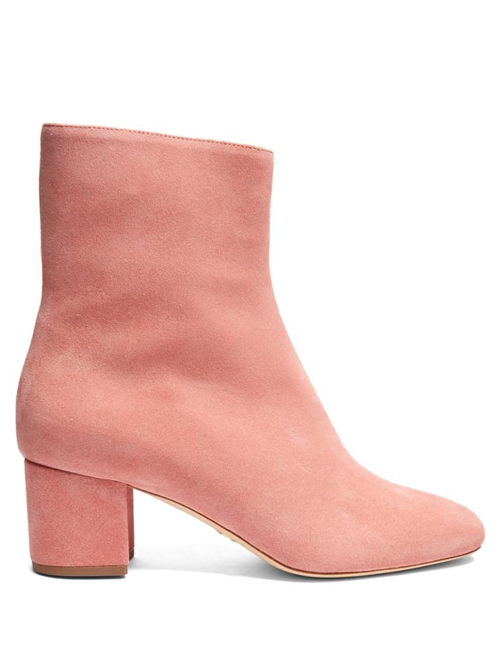 Brother Vellies Kaya Block-heel Suede Ankle Boots