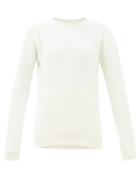 Matchesfashion.com Johnston's Of Elgin - Honeycomb Brioche-knit Cashmere Sweater - Womens - Cream