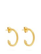 Matchesfashion.com Alighieri - Il Leone Small Gold Plated Hoop Earrings - Womens - Gold