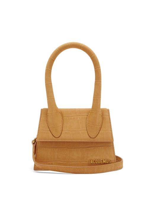 Matchesfashion.com Jacquemus - Chiquito Crocodile-effect Leather Bag - Womens - Tan