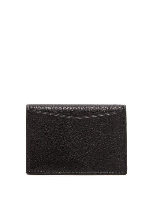 Matchesfashion.com Mtier London - Multi Card Grained Leather Cardholder - Mens - Black