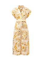 Zimmermann - Rosa Belted Floral-print Linen Jumpsuit - Womens - Cream Print