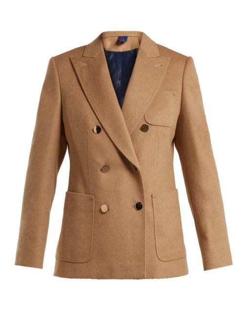 Matchesfashion.com Max Mara - Ulna Blazer - Womens - Camel