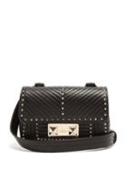 Matchesfashion.com Valentino - Ziggystud Small Quilted Leather Shoulder Bag - Womens - Black