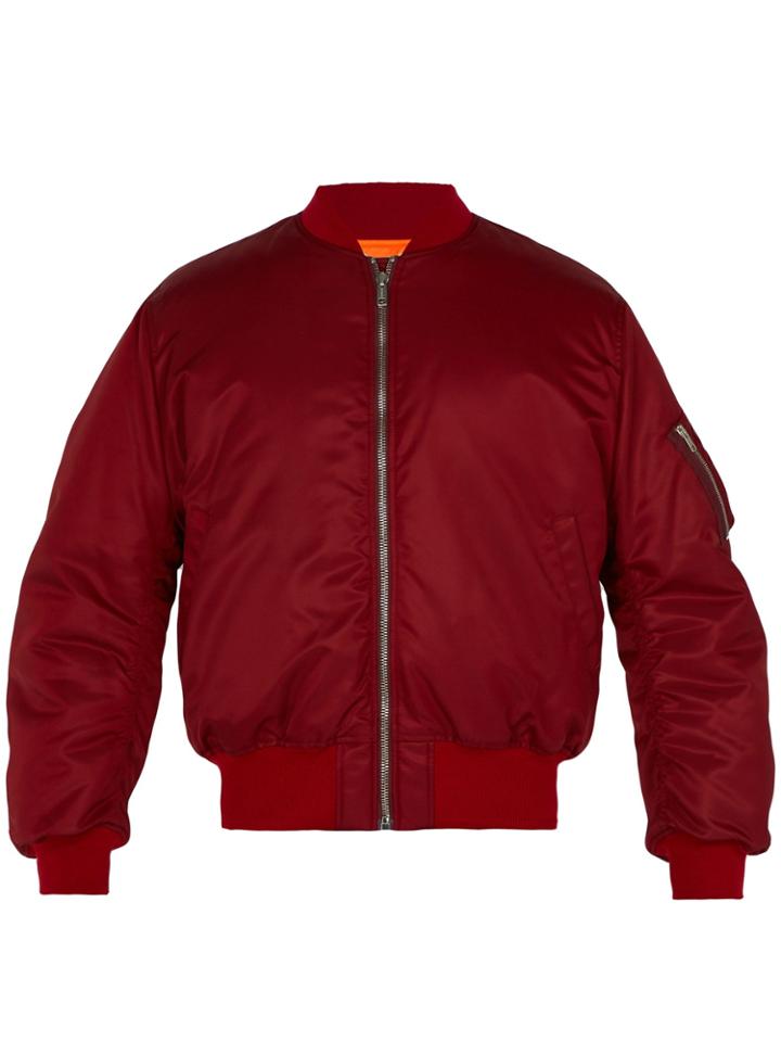 Calvin Klein 205w39nyc Embroidered Padded Bomber Jacket