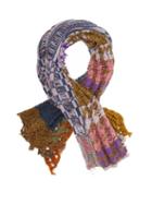 Matchesfashion.com Matty Bovan - Ladder And Chunky Knit Scarf - Womens - Multi